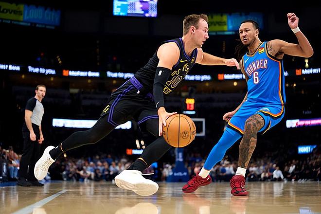 雷霆大胜湖人，肯纳德防守短板引担忧